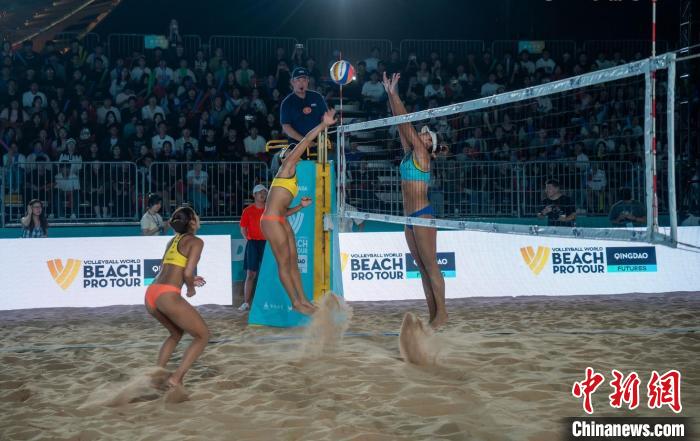 2024世界沙滩排球职业巡回赛青岛站正式开赛，汇